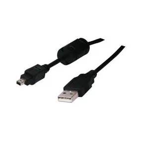 USB-Kabel (2.0), USB A M- 4 pin M, 1.8m, schwarz, FUJI